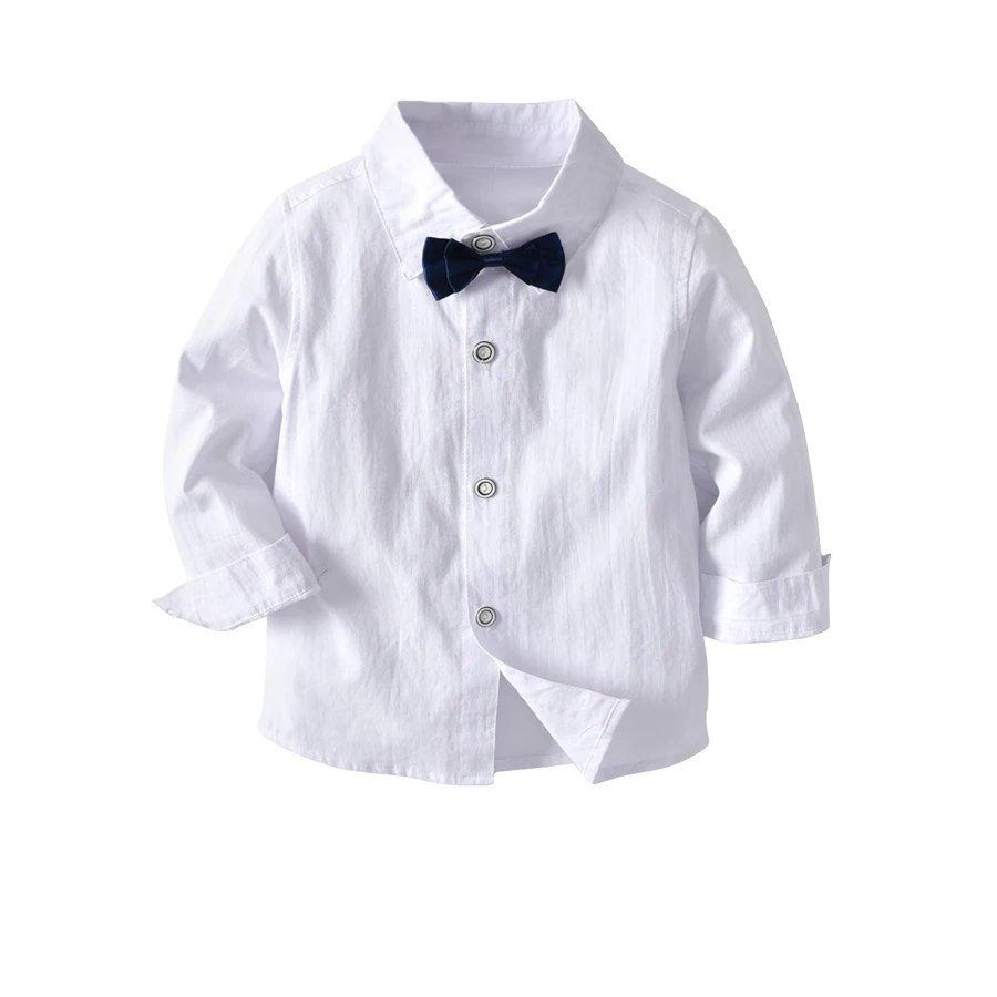 2019 New Kids Costume Boys Formal Suits Blazer Sets Gentleman Baby Suit Tops Shirt Vest Tie Pants 3 pcs Set Clothes |