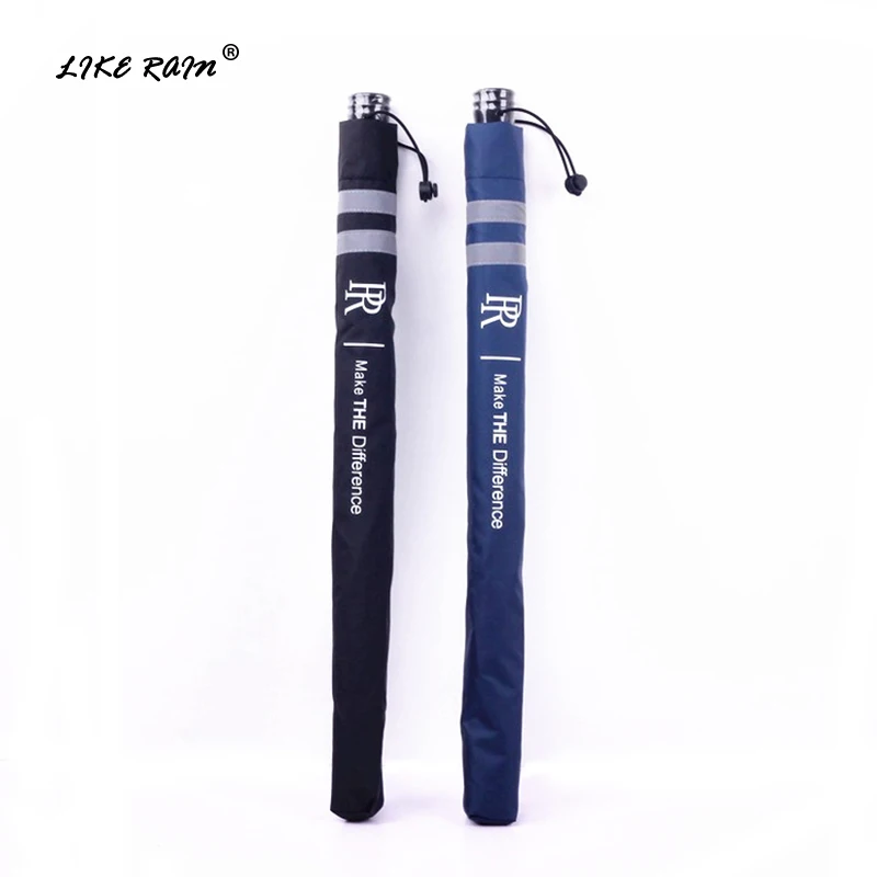 

LIKE RAIN Kids Safety Reflective Umbrella Ultra-light Fiber Long Handle Umbrella Rain Men Business Windproof Umbrellas UBY35