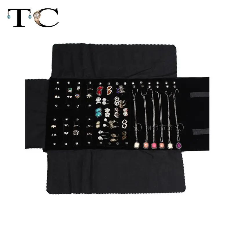 Органайзер для хранения ювелирных изделий в рулоне | Украшения и аксессуары