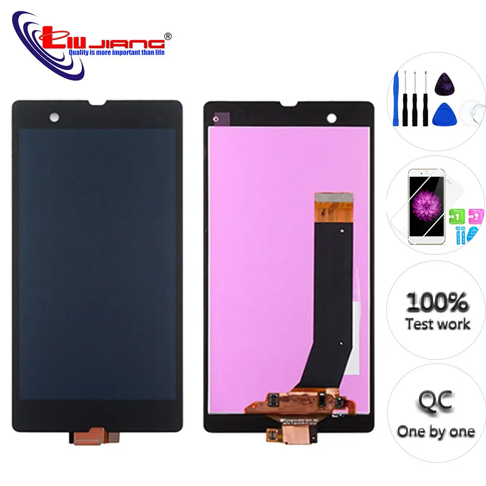 ЖК дисплей 5 0 дюйма для Sony L36h LCD L36i C6606 C6603 C6602 C6601 запасные части|display screen|5 screentouch screen