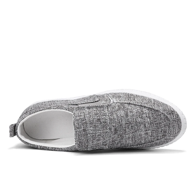 Nice Spring New Wedge Espadrilles Fashion Leisure Canvas Shoes Men Loafers For Rubber Sole Slip On Zapatos Hombre | Обувь