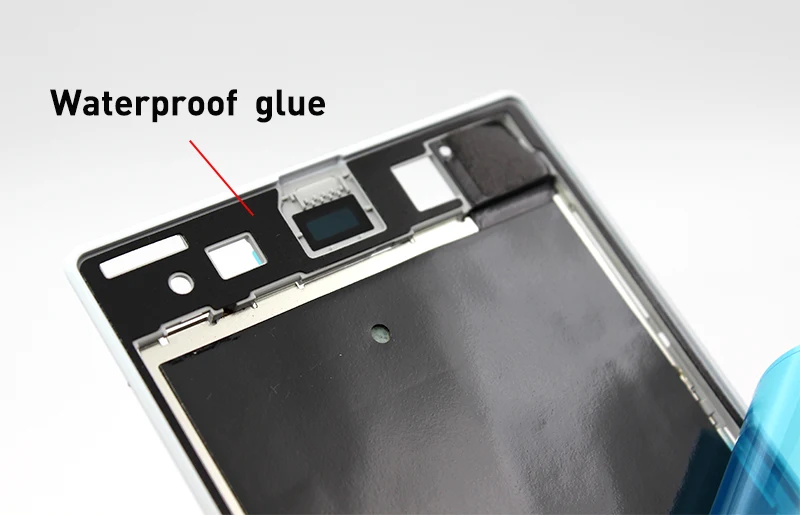 Marco de teléfono frontal de repuesto Original, carcasa de marco de pantalla LCD para Sony Xperia Z1 L39H C6903