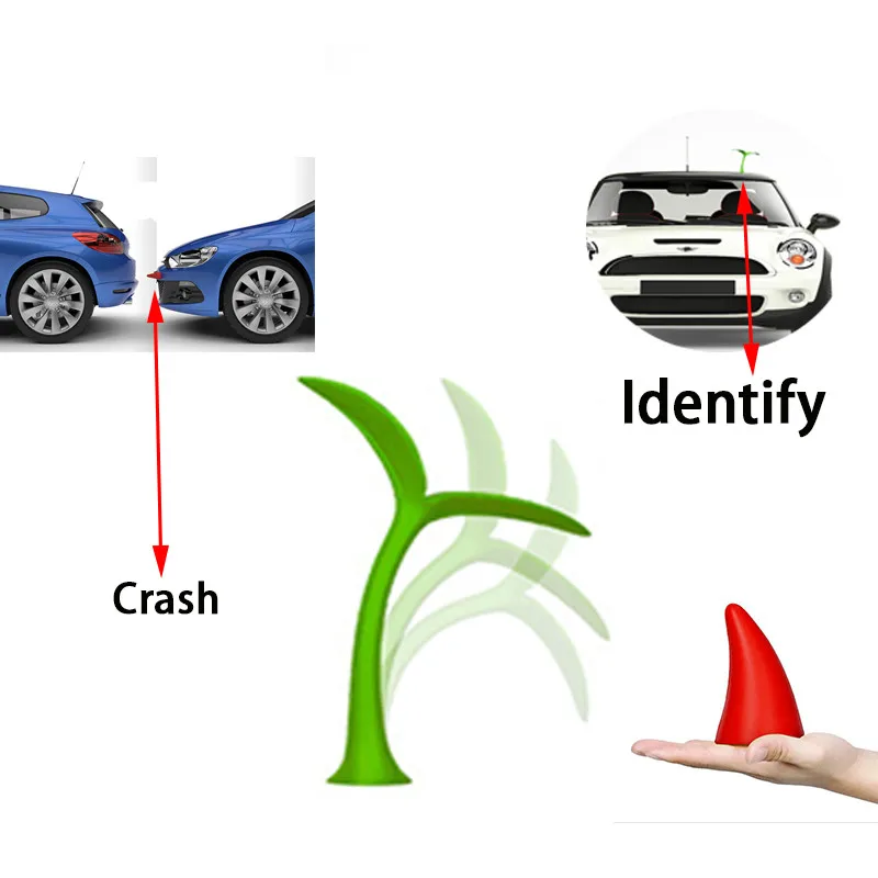 NWIEV 3D автостайлинг крушение смешные наклейки для Kia Rio K2 Ceed Sportage Hyundai Solaris tucson I30 IX25