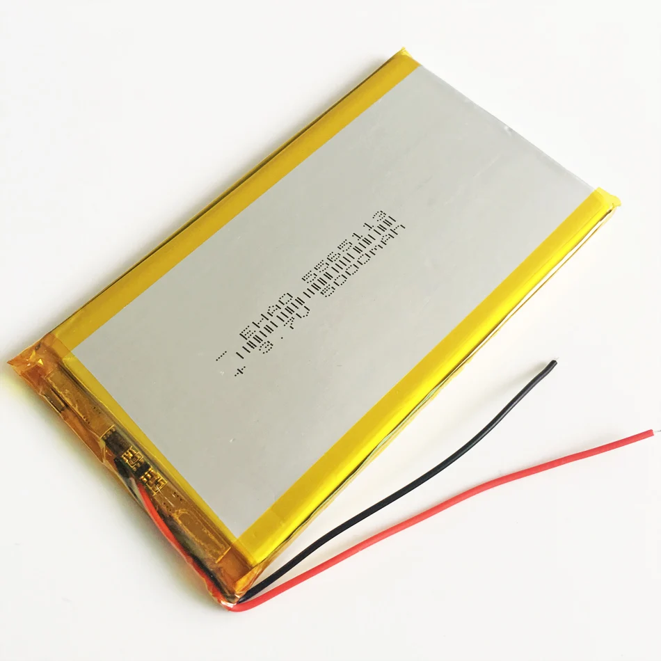 10x5565113 3 7 В 5000 мАч LiPo аккумуляторная батарея полимерный литиевый для GPS DVD PAD