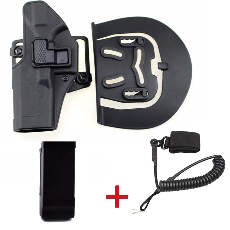 Combination 6 Левая/правая рука БЫСТРАЯ капля Glock пистолет кобура с пистолетом аксессуары для Glock 17 19 22 23 31 32 пистолет тактический охотничий снаряжение - Цвет: Combination 6