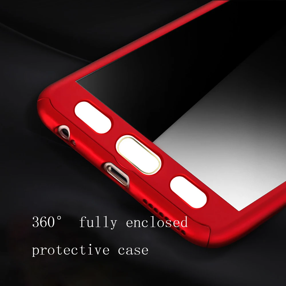 360 Degree Luxury Phone Cases For Huawei P20 lite Full Body Clear Case Mate 20 10 9 Honor With Tempered Glass TPU Cover |