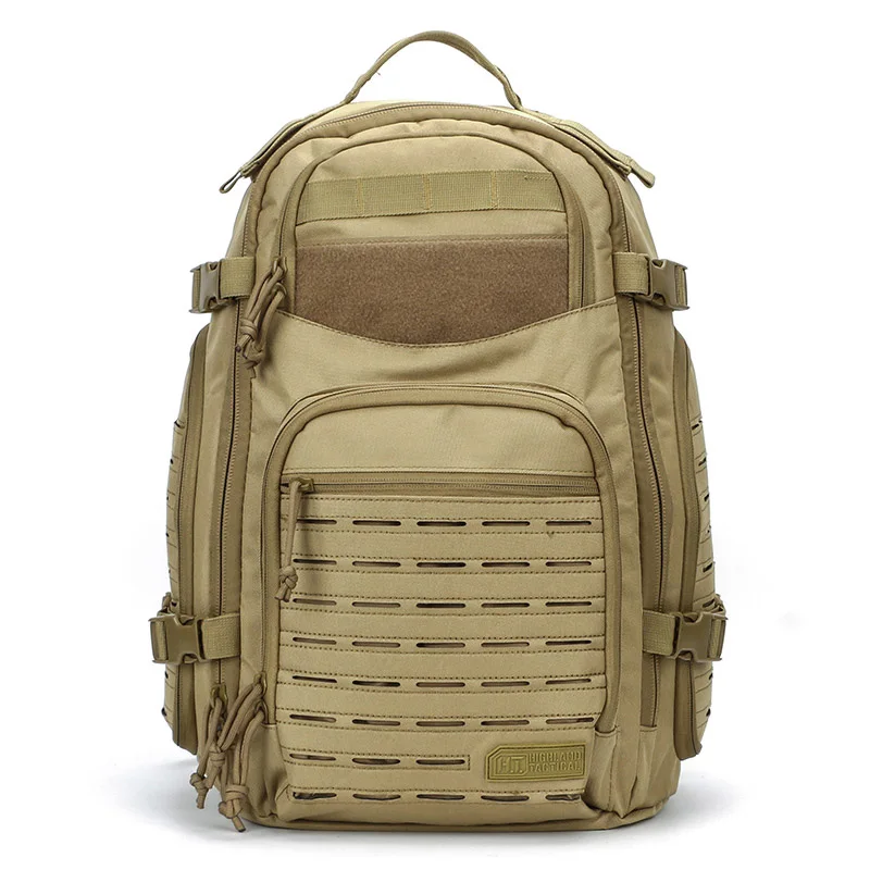 Khaki Прочный Камуфляжный Тактический вместительный Рюкзак Molle висячая система разбрызгивание воды устойчивый охотничий туристический рюкзак - Цвет: Khaki