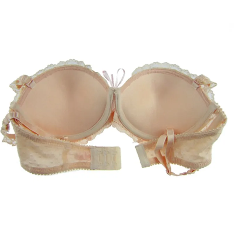 2015 Japanese push up bras for women pink/blue color half cup convertible Princess straps plus size bra #D69BLP15 бюстгалтер|bra