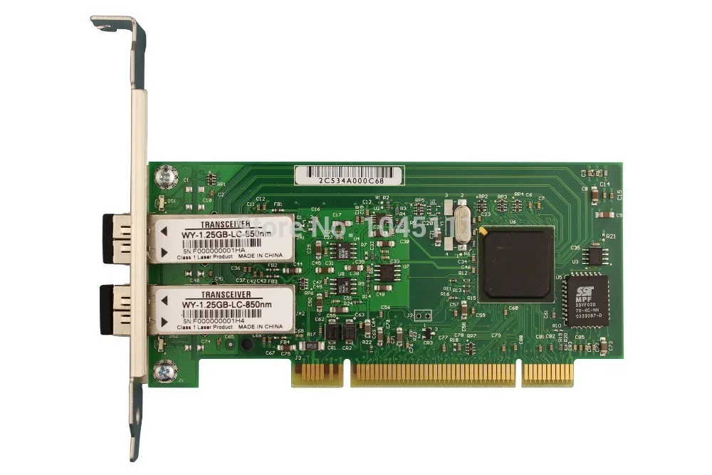 Winyao WY546F 1000Baes SX PCI двухпортовый гигабитный оптоволоконный сетевой адаптер Intel82546