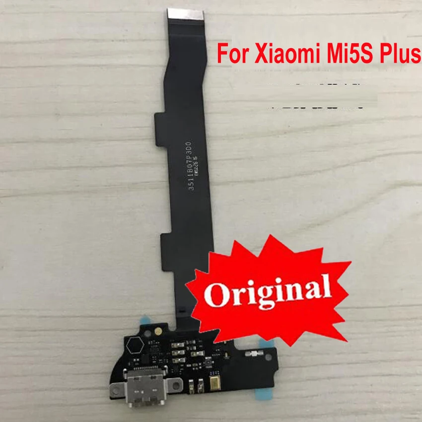 100% оригинал Лучший USB порт для зарядки Mi 5 5S 5C материнская плата гибкий кабель FPC