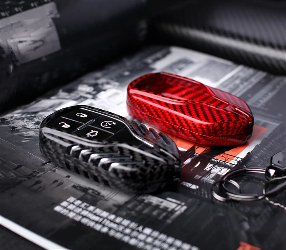 Чехол для ключа с дистанционным управлением из углеродного волокна Maserati Quattroporte