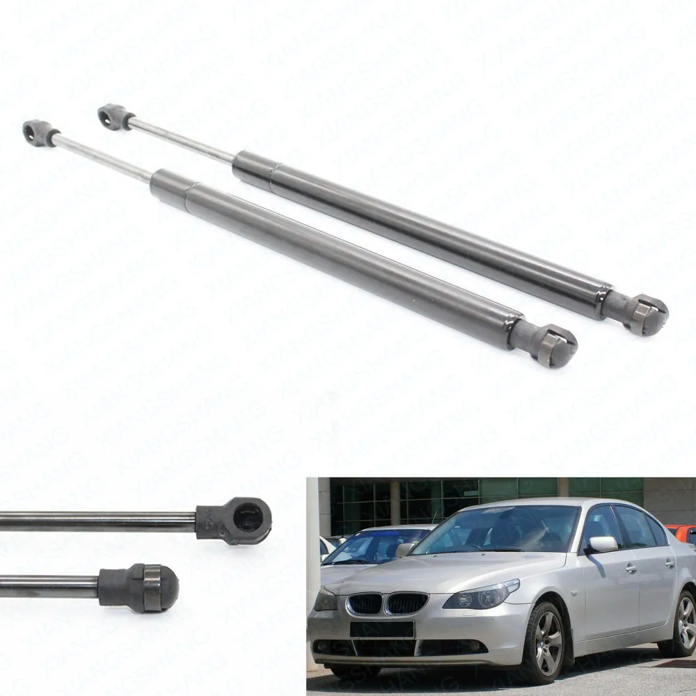 

2pcs Front Bonnet Hood Gas Springs Gas Charged Lift Support For BMW E60 E61 525i 528i 530i 535i Station Wagon 2004-2007 315 mm