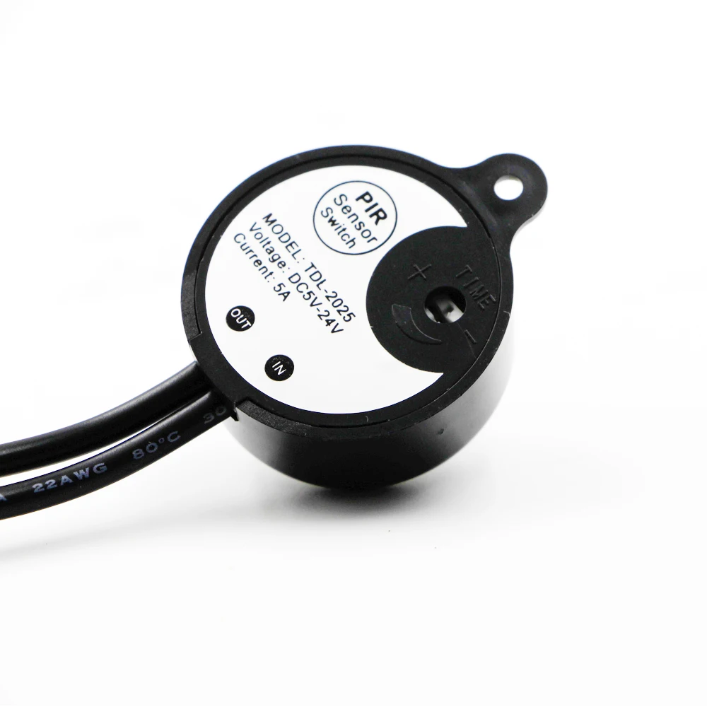 Высокочувствительный USB / DC светильник с пассивным ИК датчиком движения 5 В 12 24