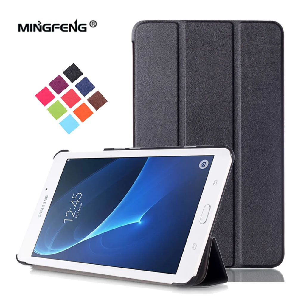 SM-T280 для samsung Galaxy Tab A 7 0 2016 SM-T285 чехол Tri-складной из искусственной кожи A6 T280 T285 +