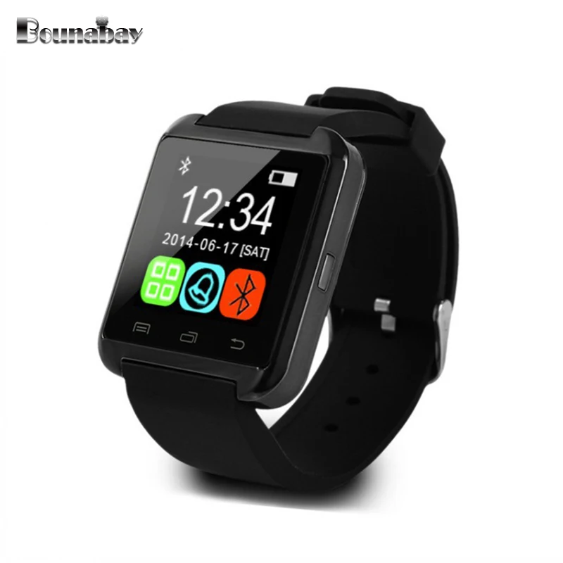 Bounabay Смарт Спорт фотографию часы для женщин женские Bluetooth Android IOS Телефон Женщина