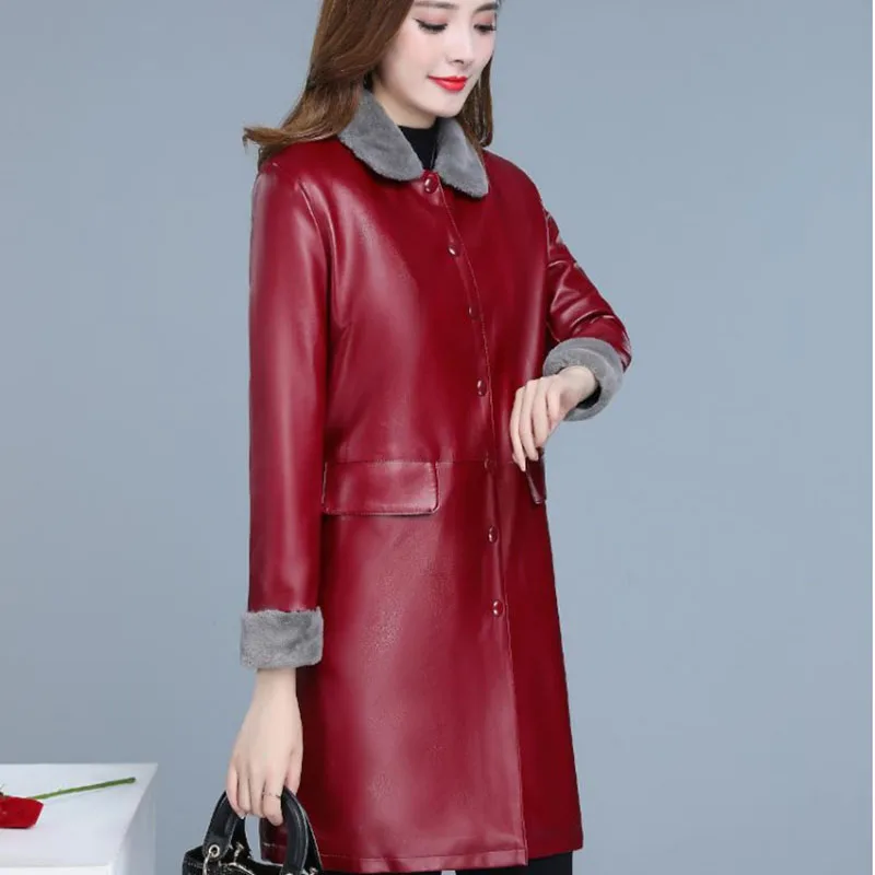 Женские Босоножки из искусственной PU кожи осень зима плюс бархат Плотная теплая