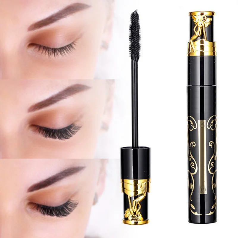 Горячая Mascaras Удлиняющая Толстая завивка долговечная Косметика портативная для