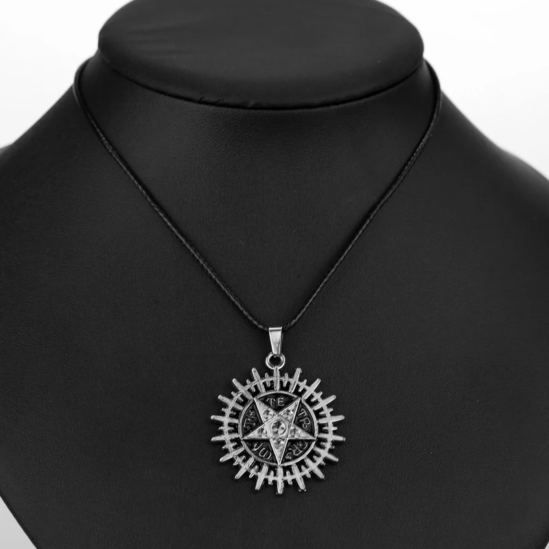 HEYu черный Батлер мультфильм ювелирные изделия Звезда Пентаграмма сатана логотип