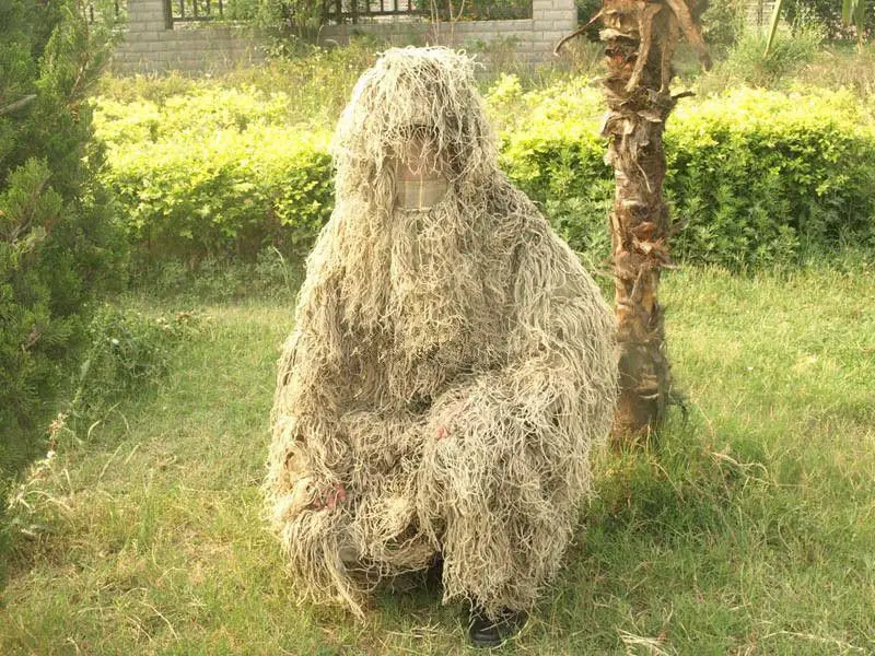 Трава Тип Военная охота наблюдение за птицами камуфляж Ghillie костюм снайпера