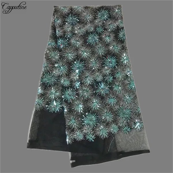 New coming party apparel French net lace fabric for sewing African cloth JNZ199(5yards/lot) free shpping | Дом и сад