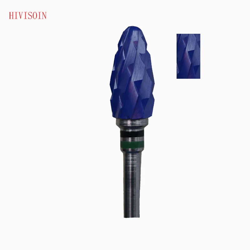 

1Pcs/Lot Bullet Shape- Cross Cut - Blue Zirconia Ceramic Dental Lab Burs - ISO 272 (XXC) 3201.060