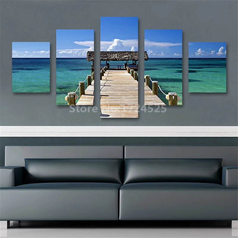 Новое поступление 2017 прямые продажи современные картины декоративные 5 шт.