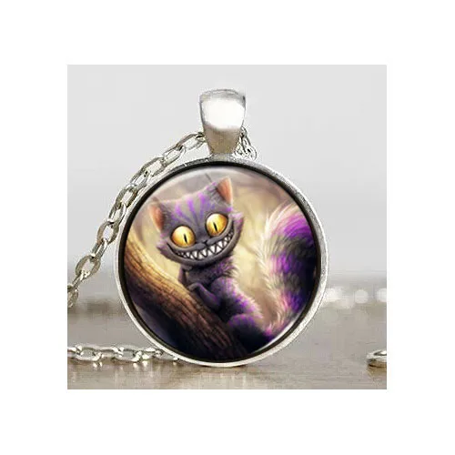 Подвеска Алиса в стране чудес для мужчин и женщин винтажная цепочка античном