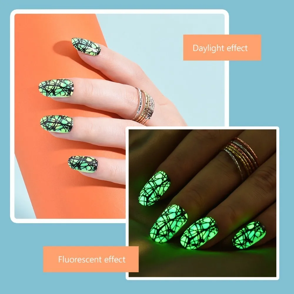 Beautybigbang светятся в темноте 12 Цветов ногтей неоновый гель лак для Гель