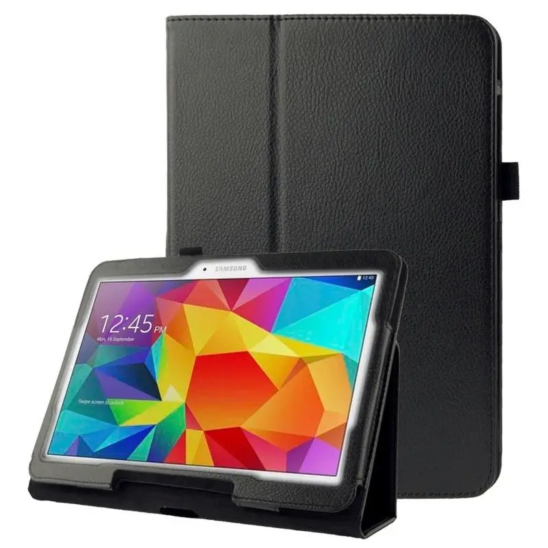 Складной чехол книжка для Galaxy Tab 3 P5200 из искусственной кожи планшета умная задняя