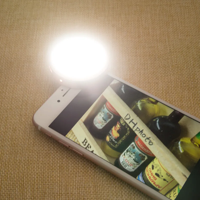 2016 модное светильнка в форме кольцо для телефонов светодиодая вспышка селфи iPhone