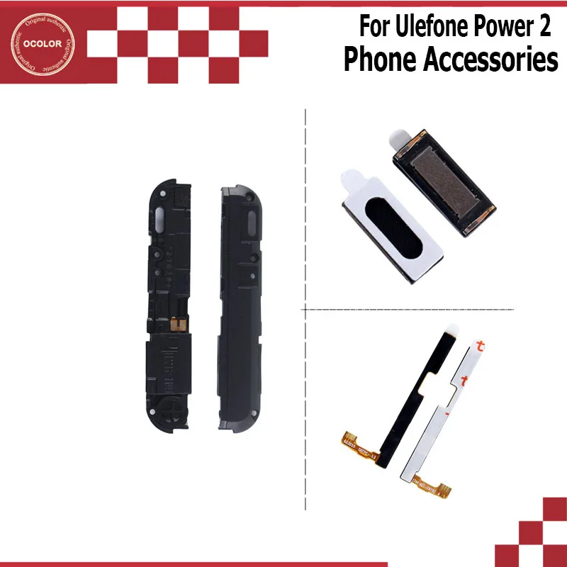 Ocolor для Ulefone power 2 Кнопка клавиша питания гибкий кабель новые наушники приемники