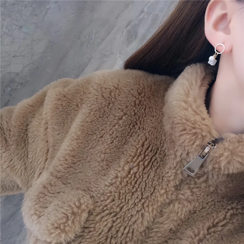 2019 новые серьги Серебряная игла Корея мраморная текстура квадратная имитация