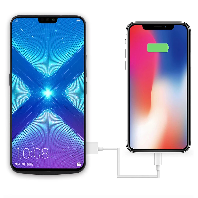 Чехол аккумулятор для Huawei Honor 8X 6500 мАч умное Резервное зарядное устройство чехол