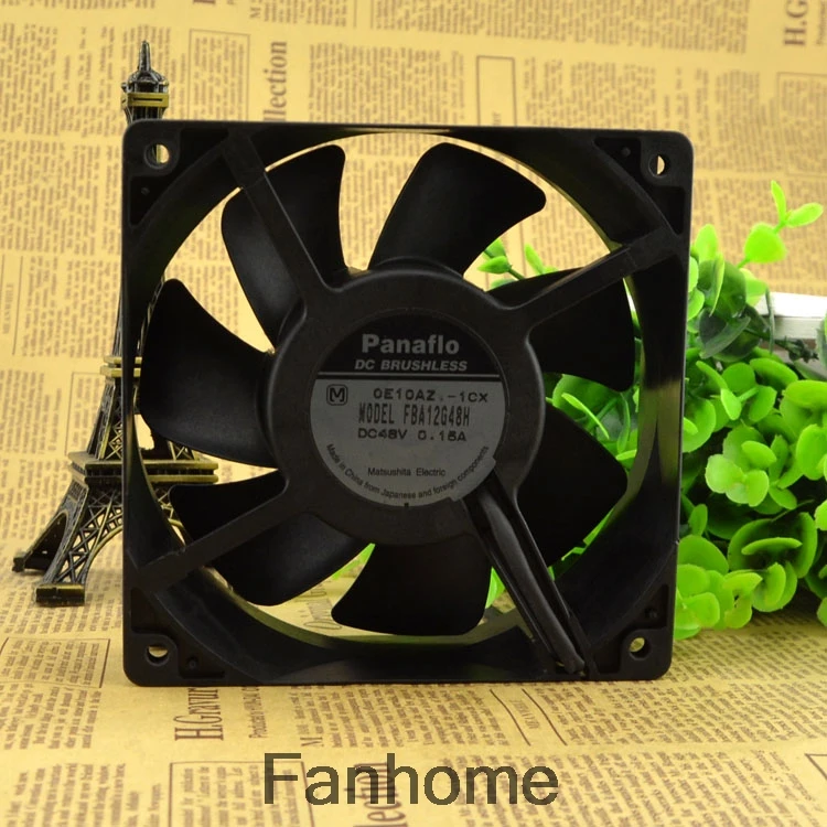 Промышленный контрольный вентилятор 2H09BZ 1CX для Panasonic panaflo FBA12G48H 48V 0.15A 12038|Кулеры и