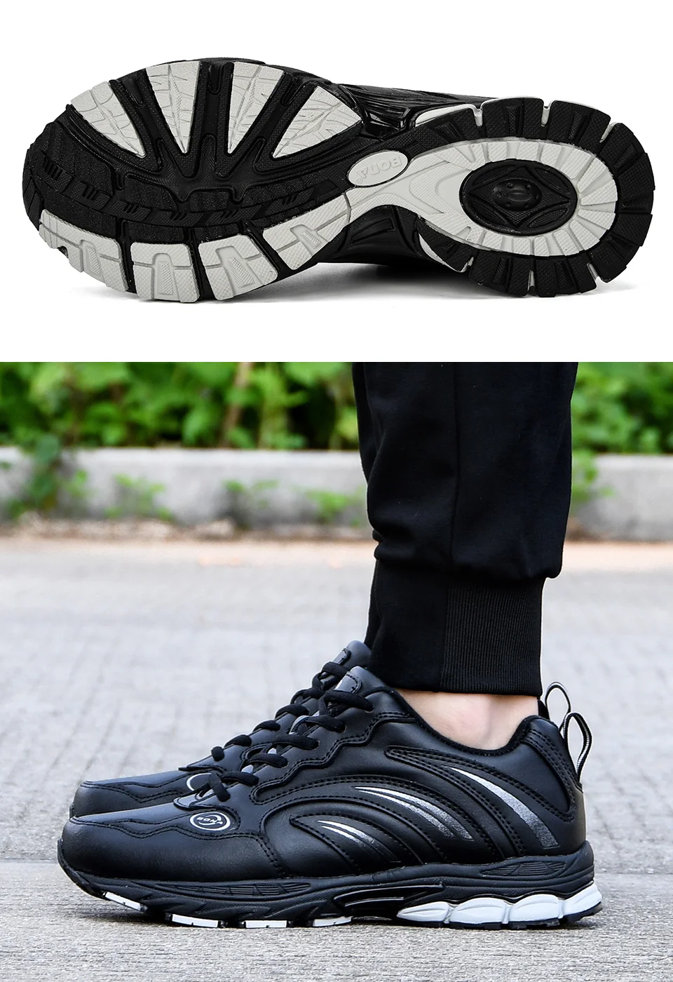 BONA/Новинка года; дизайнерская обувь; chaussure homme; уличная Мужская обувь для бега; спортивные кроссовки; Мужская Спортивная обувь; удобная мужская прогулочная обувь