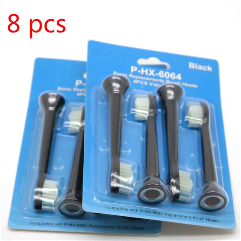Vbatty 8 шт. зубная щетка главы Электрический HX6064 для PHILIPS Sonicare FlexCare Бриллиант Чистой P-HX-6064 Fit HX6530 HX6730 HX6930