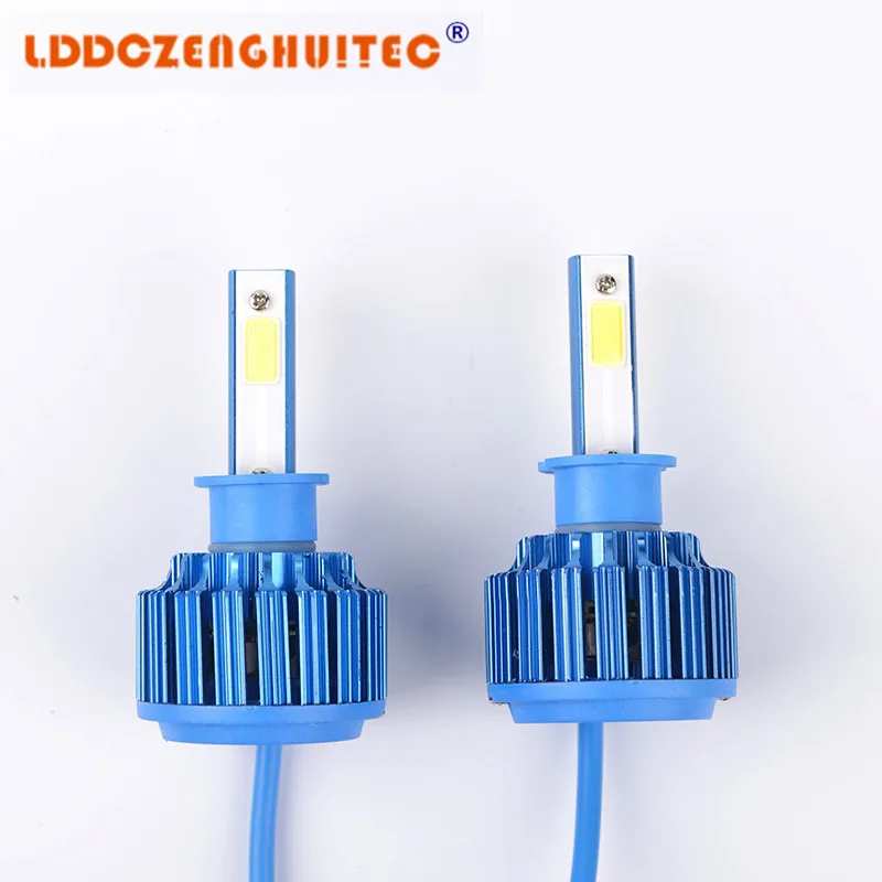 LDDCZENGHUITEC H4 Дальний/Ближний двойной луч H7 светодиодная Автомобильная фара 360