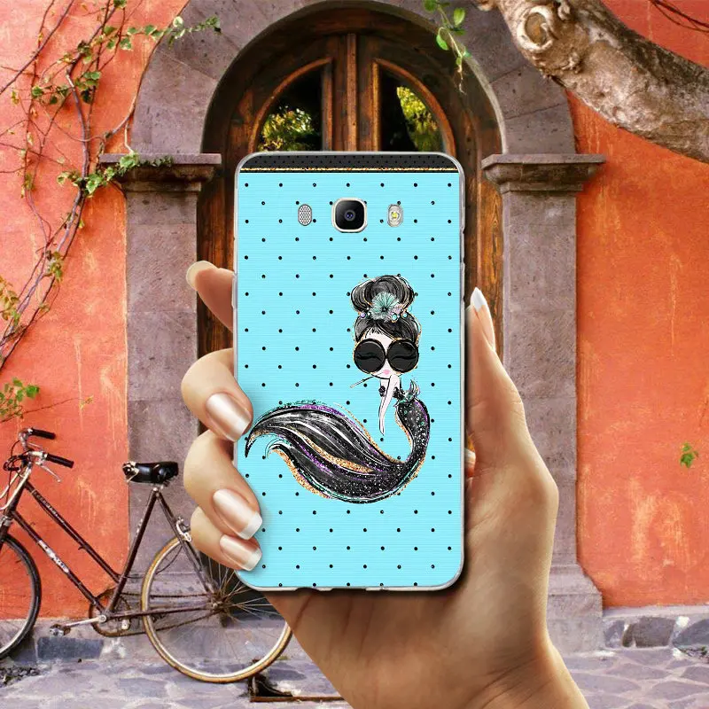 For Samsung Galaxy A3 A5 A7 J1 J2 J3 J4 J6 J5 J7 J8 2016 2017 2018 Coque Shell Soft TPU Cover Beautiful Pirate Girl Digital Art | Мобильные