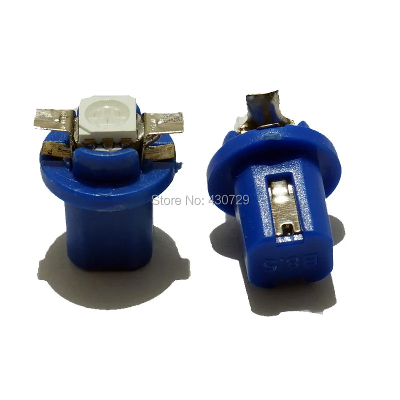 KTSCAR 100 шт. b8 5 5050 светодиодный 1 SMD T5 Автомобильный датчик Speedo лампа приборной