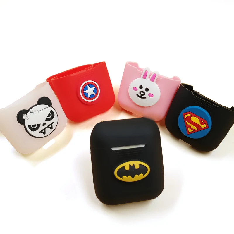 RBAYSALE Cute Bluetooth Wireless Earphone Case For AirPods Cover Silicone with Strap Headphone Protective | Электроника
