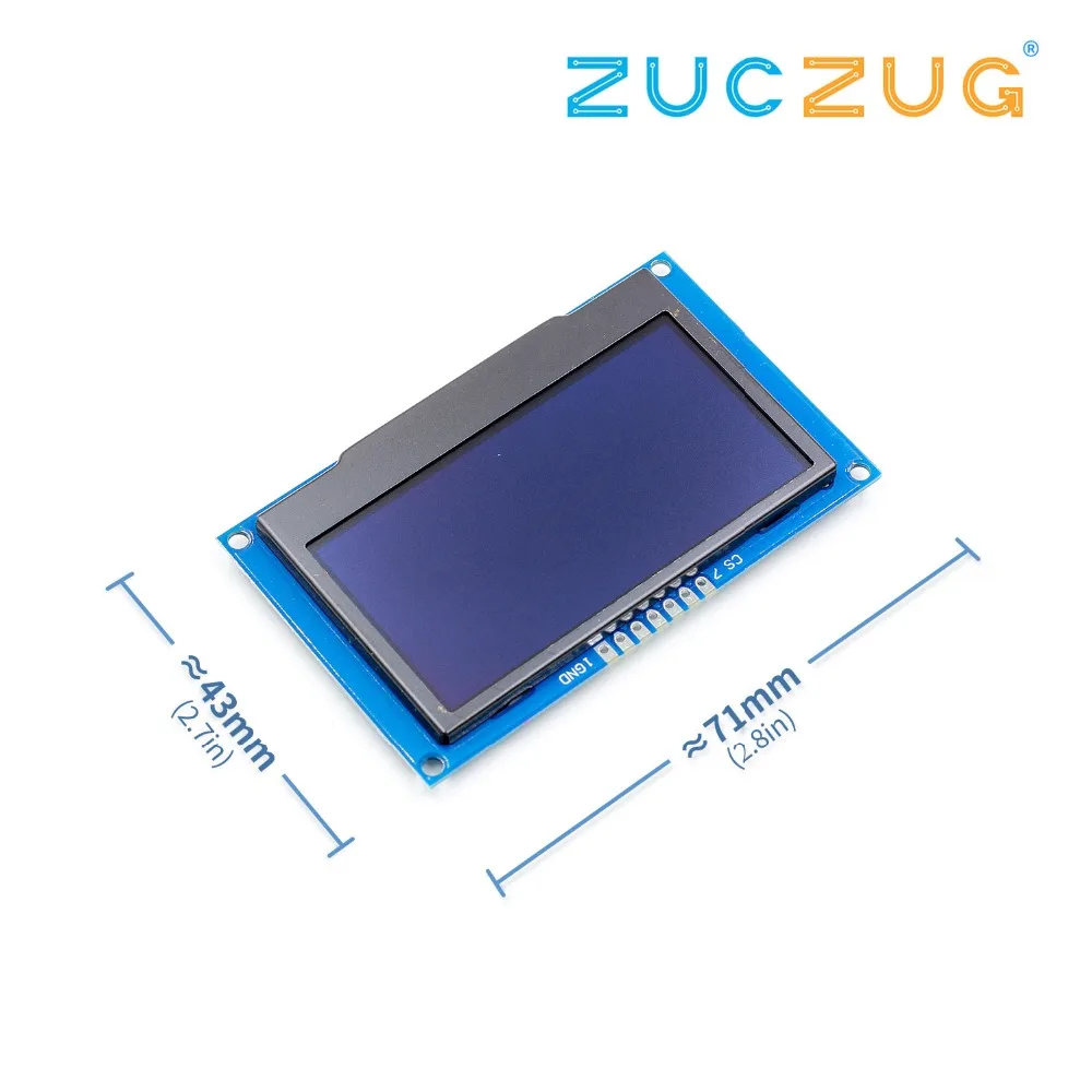 Белый 2 42 &quot2 дюймовый ЖК экран 12864 OLED дисплей модуль IIC I2C SPI серийный для C51 STM32