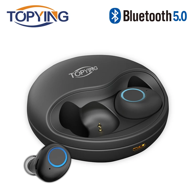 Bluetooth наушники с шумоподавлением водонепроницаемые Спортивная зарядная коробка