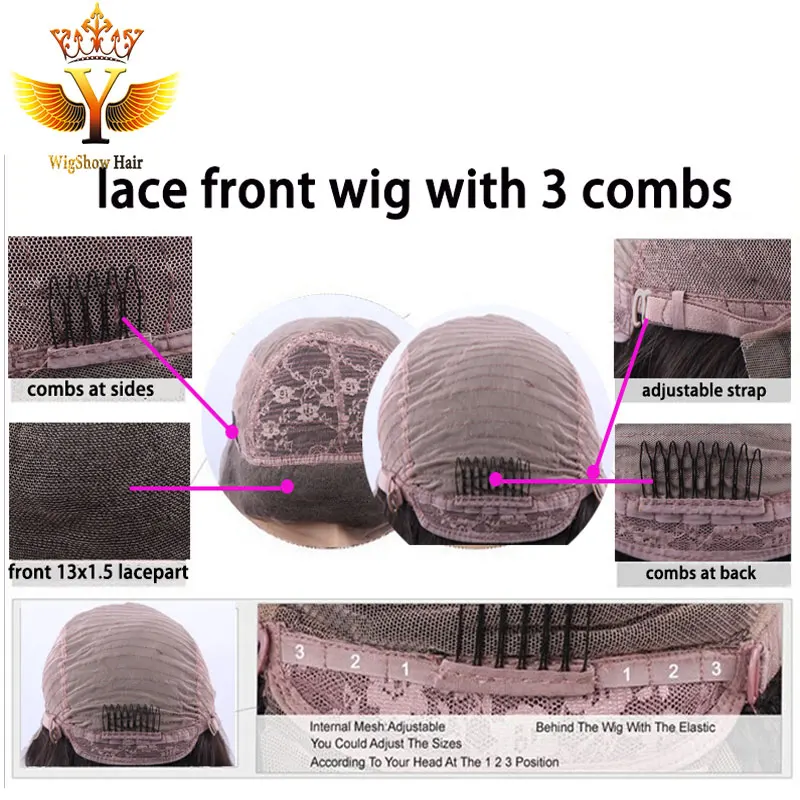 7А Девственницы Индийские Человеческих Волос Парики Glueless Полный Шнурок парики