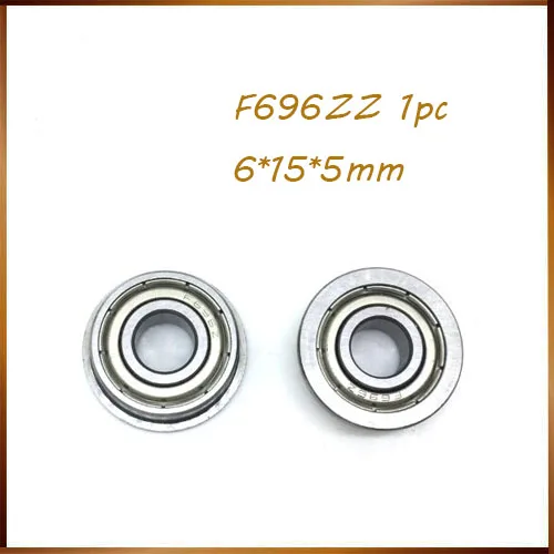 Подшипник ABEC F696ZZ (1 шт.) 6*15*5 мм фланцевые шарикоподшипники F696Z F696 ZZ F619/6ZZ|Валы| |