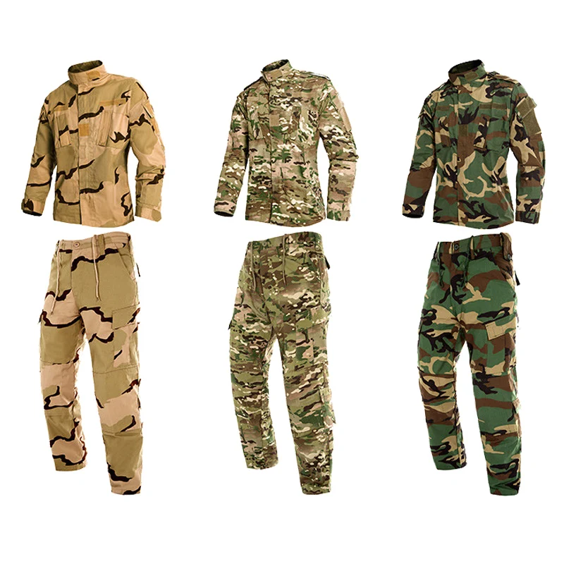 

Military Tactical Suits Army Military Uniform Combat Airsoft Uniform Jacket + Pants Camouflage Suit Army Hunting Uniform