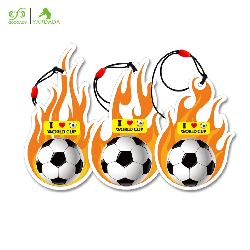 6pcs Flame shape eco-friendly paper air freshener car perfume supply various scents auto hanging support customization |