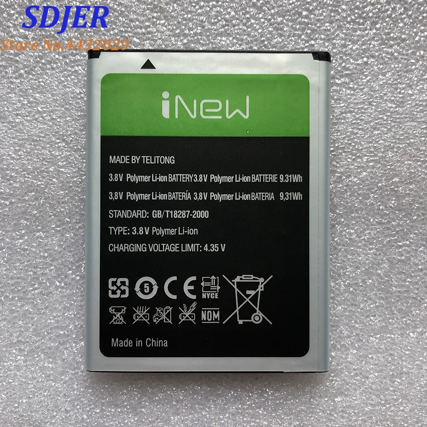 Сменная батарея iNew V1 2100 мАч EL395468PV для Inew V1/V7 оригинальная сменная смартфона inew
