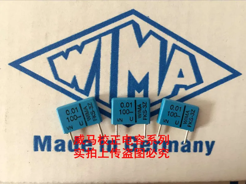 2020 hot sale 10pcs/20pcs WIMA German audio capacitor FKS3 100V0.01UF 100V103 10NF P: 10mm Audio capacitor free shipping