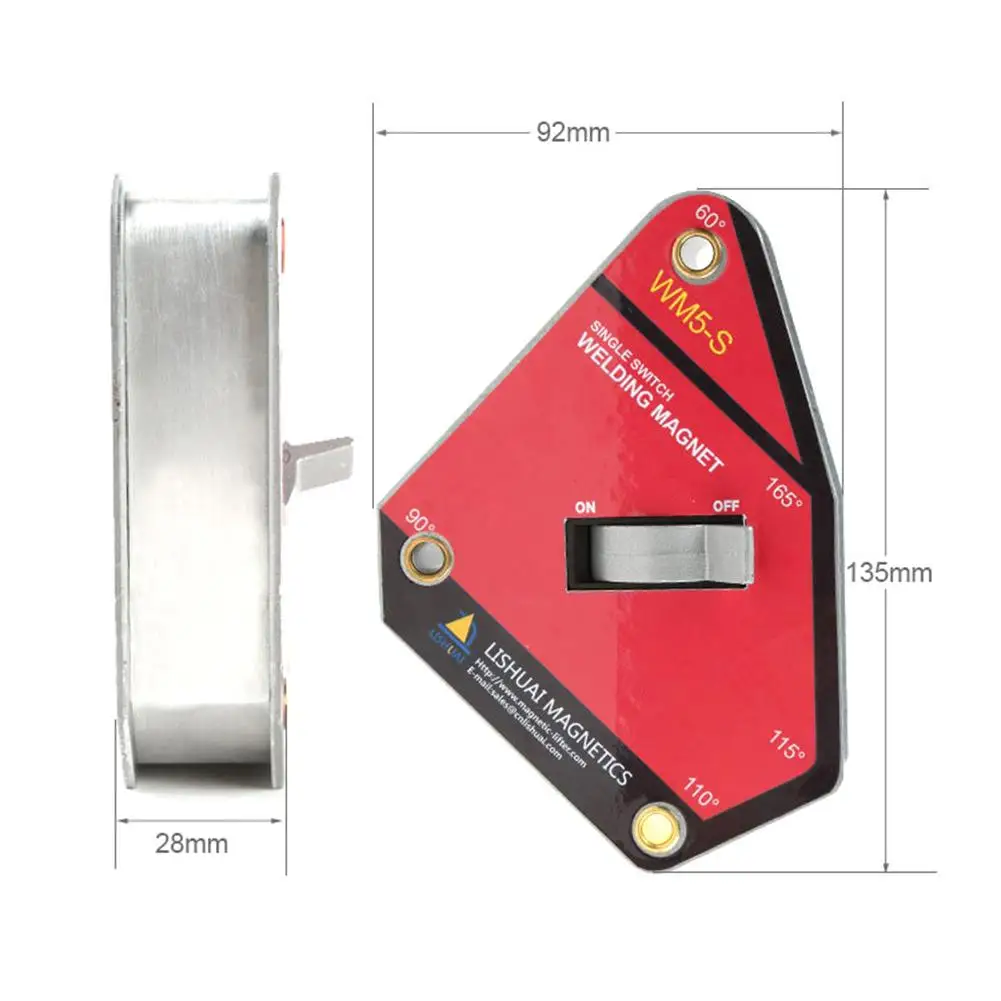 Многоугольный Неодимовый сварочный магнит большого размера NdFeB 1 шт. магнитный