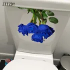 ZTTZDY 23,4*18,6 см голубая Чародейка Роза классический Туалет наклейки на сиденья домашний декор стен гостиной T2-0409